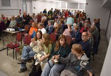 Les spectateurs de la première soirée Ciné-Club du Fjord