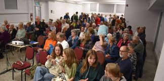 Les spectateurs de la première soirée Ciné-Club du Fjord